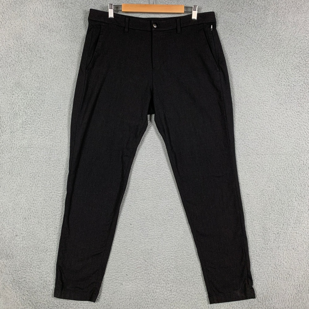 Lululemon Commission Pant Men's 36 Slim Black Chino Stretch Warpstreme LM5561S